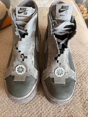Nike SB Blazer Mid Gray Athletic Shoes